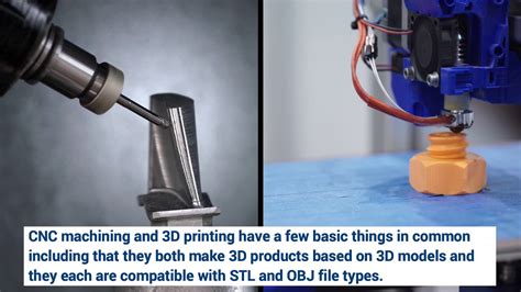 3d printer vs cnc machine|machining 3d printed parts.